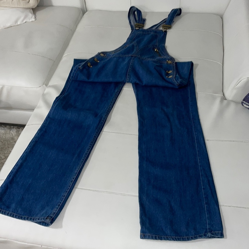 Vintage soft denim overalls size 4